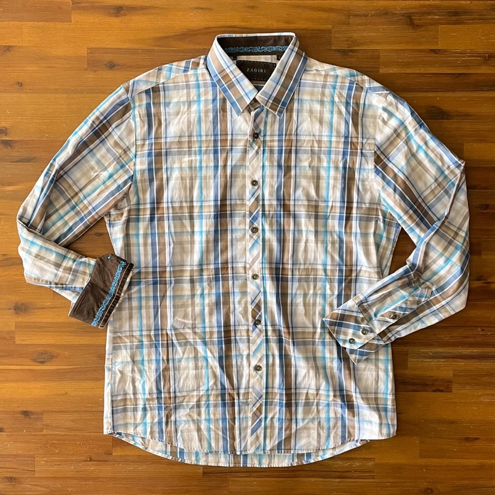 Nordstrom Zagiri Button Down Dress Shirt
